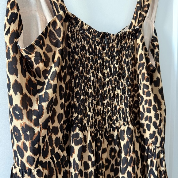 Reformation animal print leopard Taiga mini dress - size 12 (XL) NWOT - Picture 10 of 10